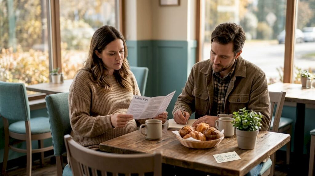 Expecting parents reading labor progress tips