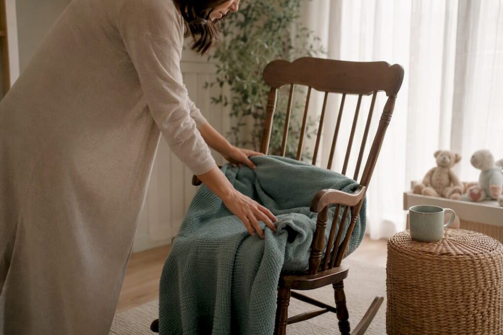 Expectant parent preparing pediatrician interview notes