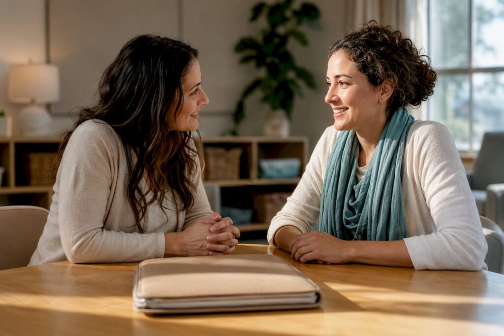 Primary and backup doulas planning coverage